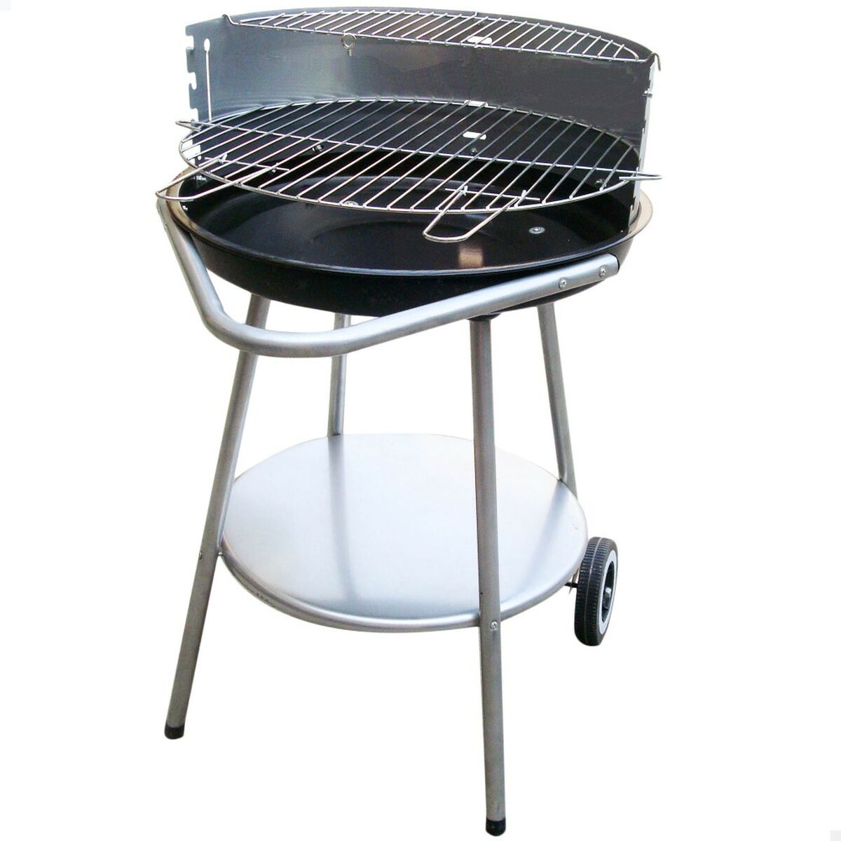 8412842529724 - Kohlegrill mit Rädern Emailliertes Metall 51 x 82 x 51 cm Schwarz