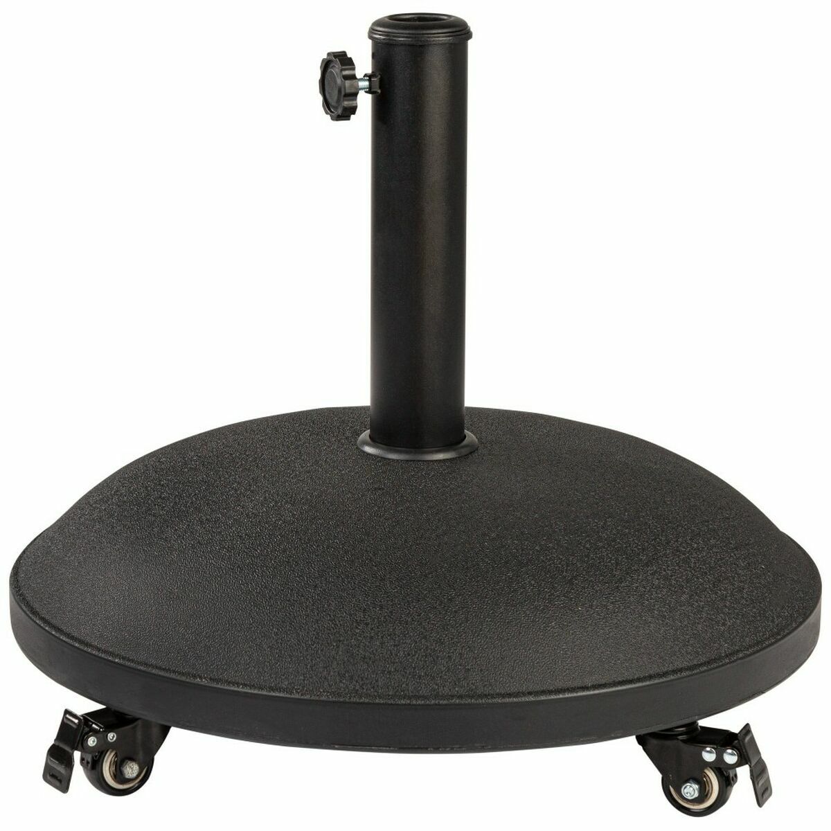 8412842538993 - Fuß für Sonnenschirm 25 kg Mit Rädern Schwarz Stahl Zement 8412842538993 - Fuß für Sonnenschirm 25 kg Mit Rädern Schwarz Stahl Zement