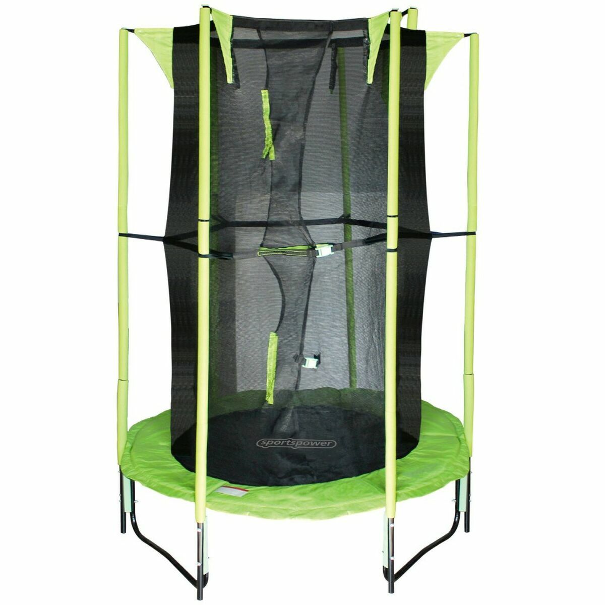 8412842540866 - Kindertrampolin mit Sicherheitsnetz 122 x 122 x 184 cm