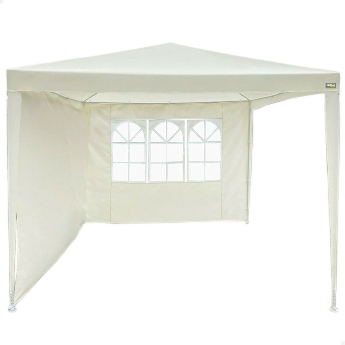 8412842610491 - Pavillon 270 x 255 x 270 cm Stahl Creme