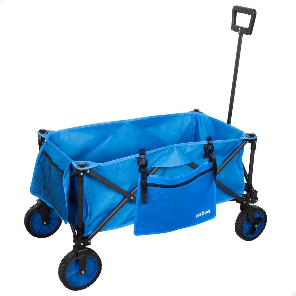 8412842623712 - Multi-purpose Cart Blue Black Polyester PVC Steel 88 x 108 x 47 cm Foldable Beach