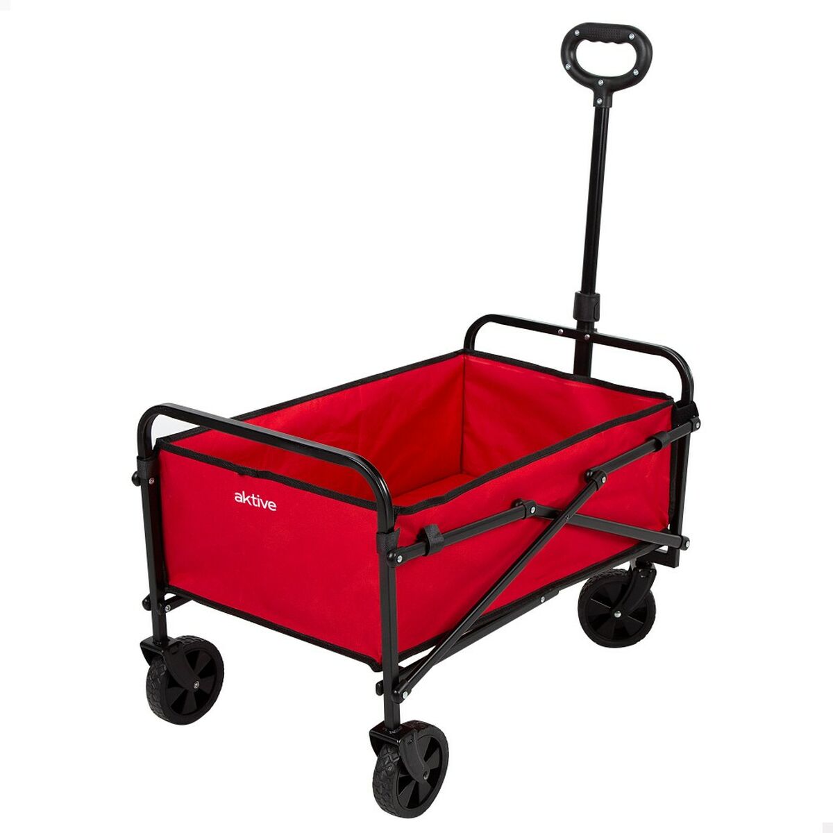 8412842623750 - Multi-purpose Cart Red Polyester Steel 65 x 94 x 40 cm Foldable Beach