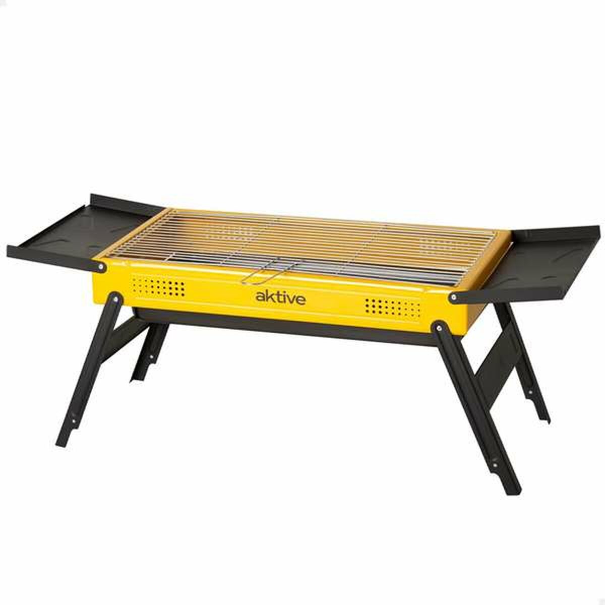 8412842631243 - Grill Tragbarer Stahl 89 x 33 x 33 cm Gelb