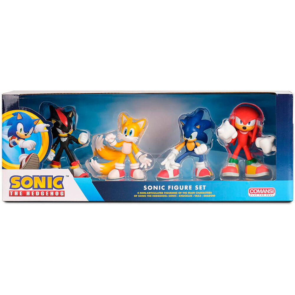 8412906903002 - Figurine Sonic The Hedgehog (x4)