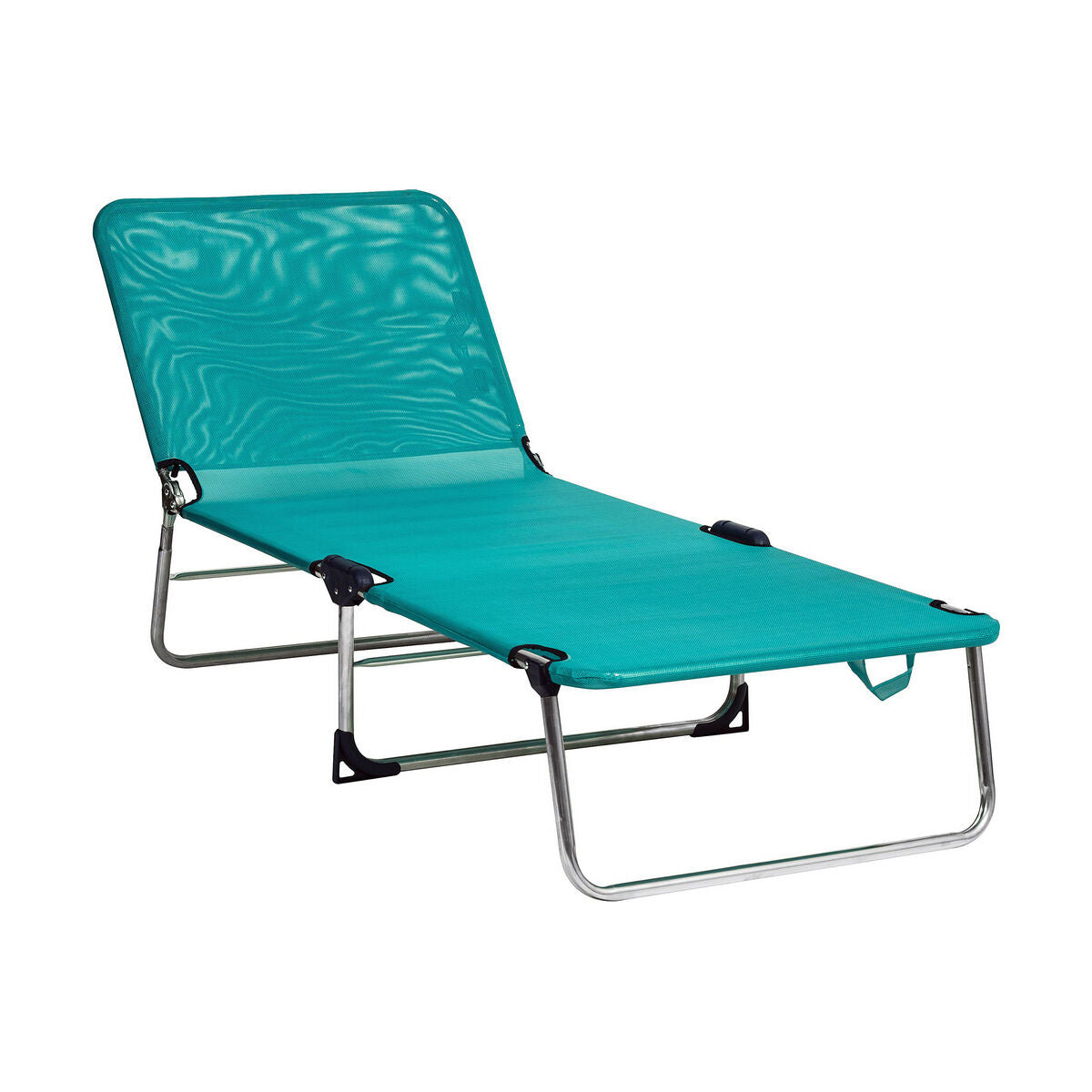 8413688212290 - Beach sunbed Green Multi-position 141 x 68 x 86 cm