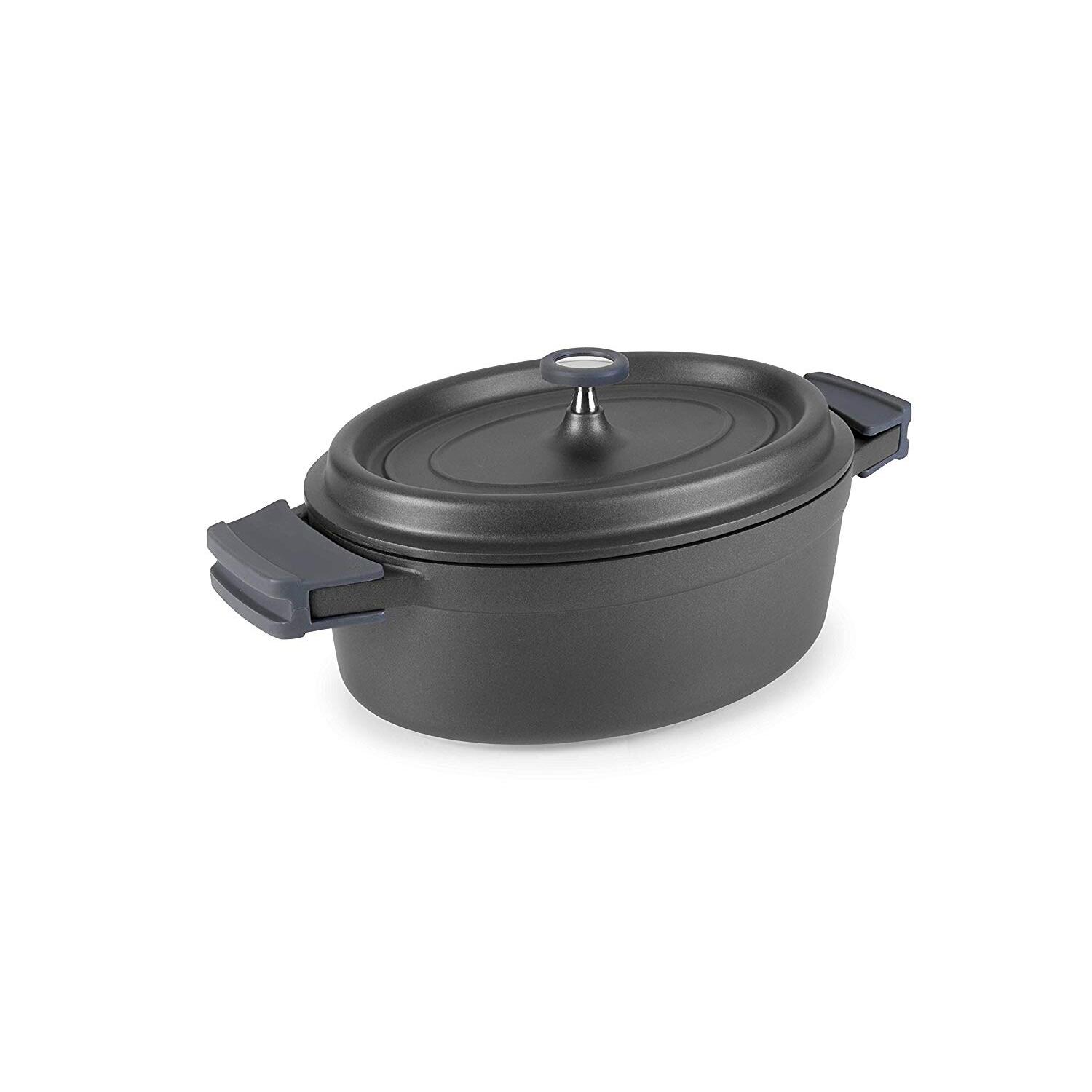 8414271259333 - Ovale Cocotte aus geschmolzenem Aluminium 26x20 cm