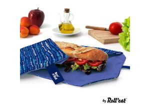 8414606816491 - E3 76983 BocNRoll Porta Bocadillos Reutilizable Essential Blue Marine 11X15Cm