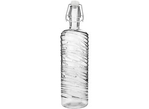 8414793667319 - Quid - 1 Liter transparente runde luftdichte Flasche