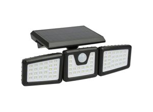 8417015657358 - Haloyo - 70 Led Solar Strahler Solarlampen +Bewegungsmelder Solar 3 Außenwandleuchten Aussenleuchte