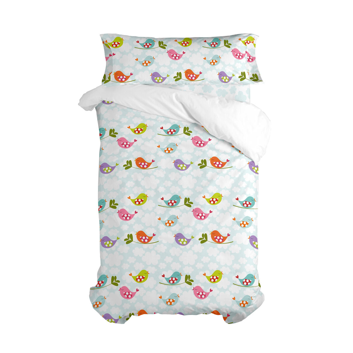 8420001047071 - Bettbezug-Set Mr Fox Little birds Bunt Einzelmatratze 2 Stücke 8420001047071 - Bettbezug-Set Mr Fox Little birds Bunt Einzelmatratze 2 Stücke