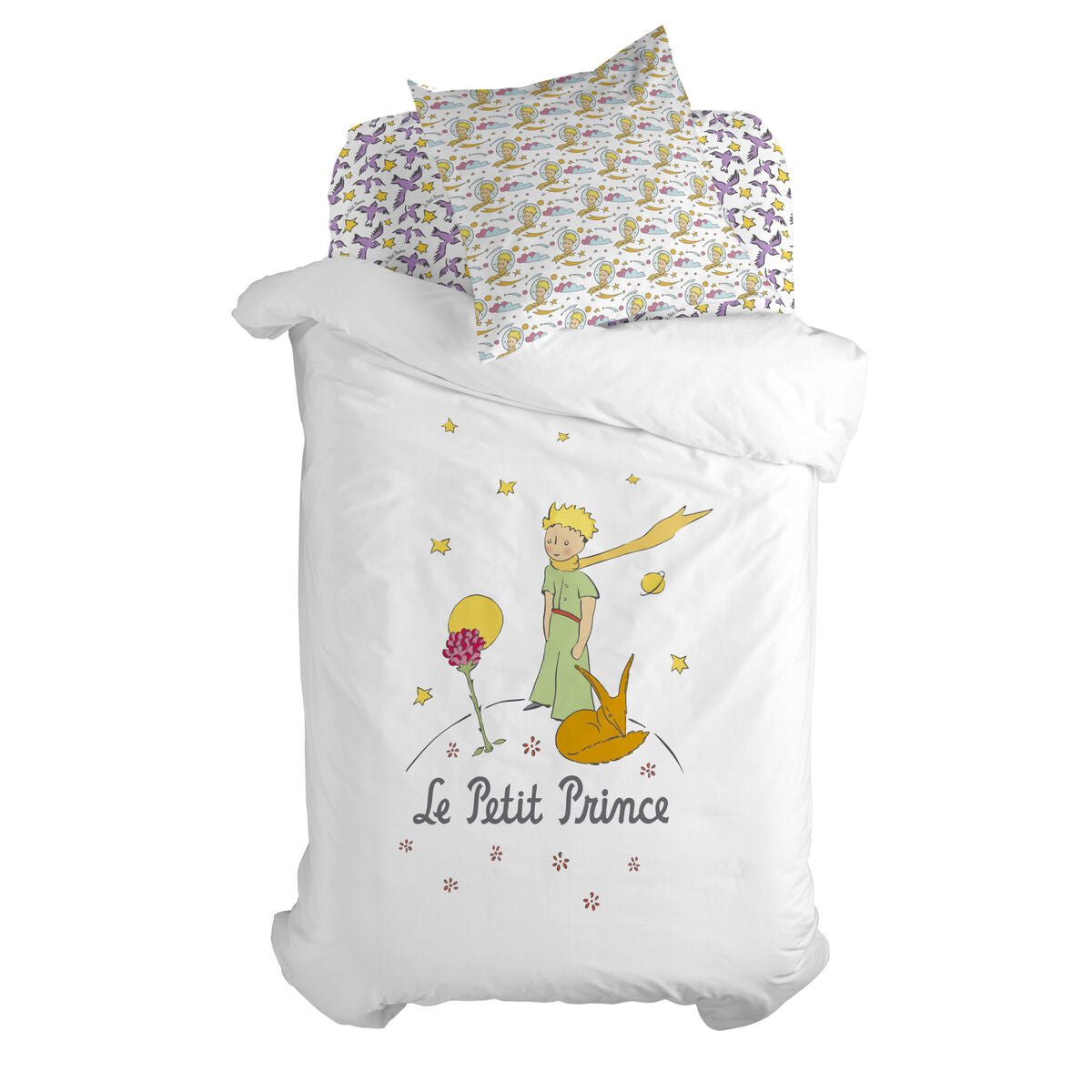 8420001145302 - Bettbezug-Set Le Petit Prince Ses Amis Bunt Einzelmatratze 2 Stücke