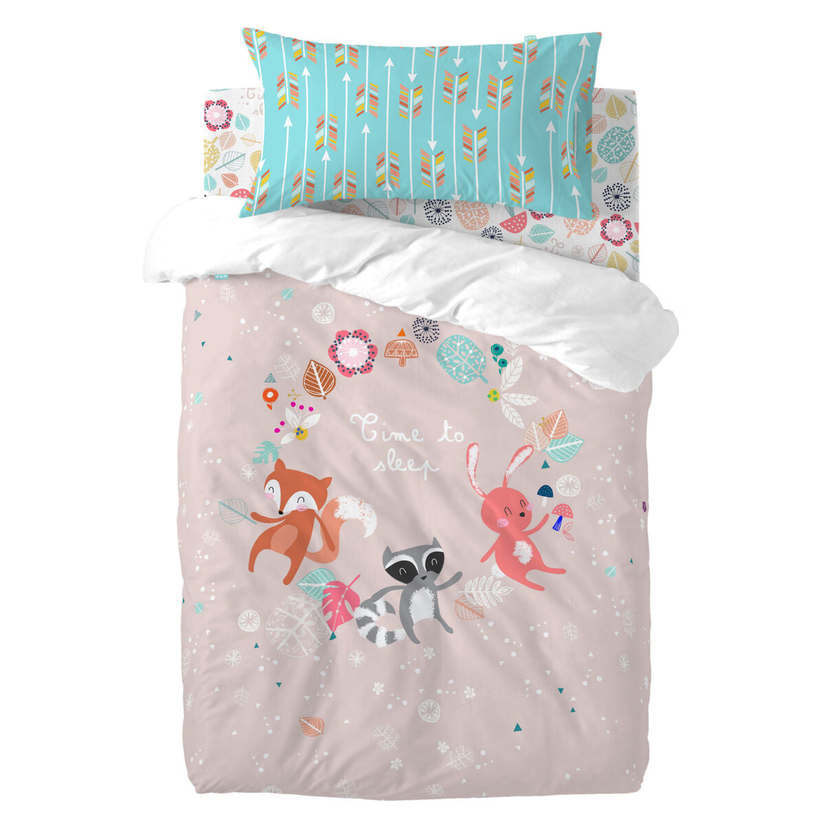 8420001149850 - Bettbezug-Set Moshi Moshi Fantasy Bunt Babybettchen 2 Stücke