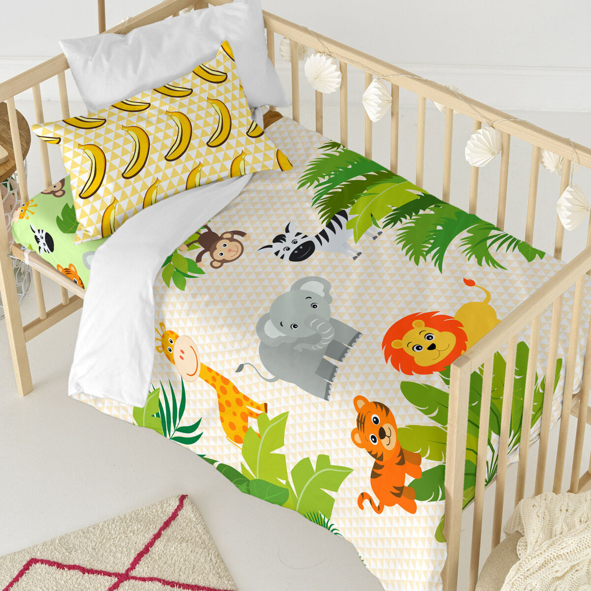 8420001150153 - Bettbezug-Set Mr Fox Wild Bunt Babybettchen 2 Stücke