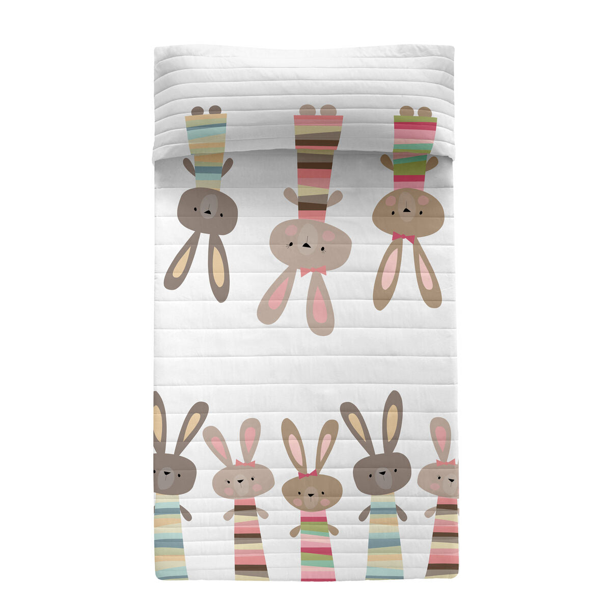 8420001157879 - Steppdecke Moshi Moshi Bunt 200 x 260 cm Hase