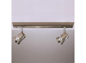 8420261370537 - Cristalrecord - Satin Nickel Arc Spotlight 2xGU10 cr 002-2000-2-053