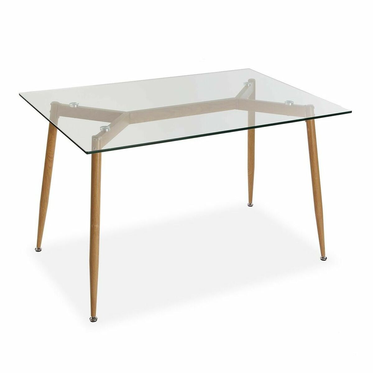 8420327502742 - Tisch Rebecka 80 x 75 x 120 cm Durchsichtig (80 x 75 x 120 cm) 8420327502742 - Tisch Rebecka 80 x 75 x 120 cm Durchsichtig (80 x 75 x 120 cm)