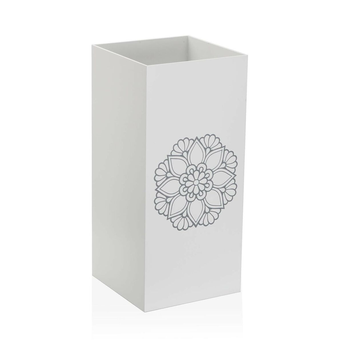 8420327514172 - Regenschirmständer Mandala Weiß Holz MDF (22 x 48 x 22 cm)