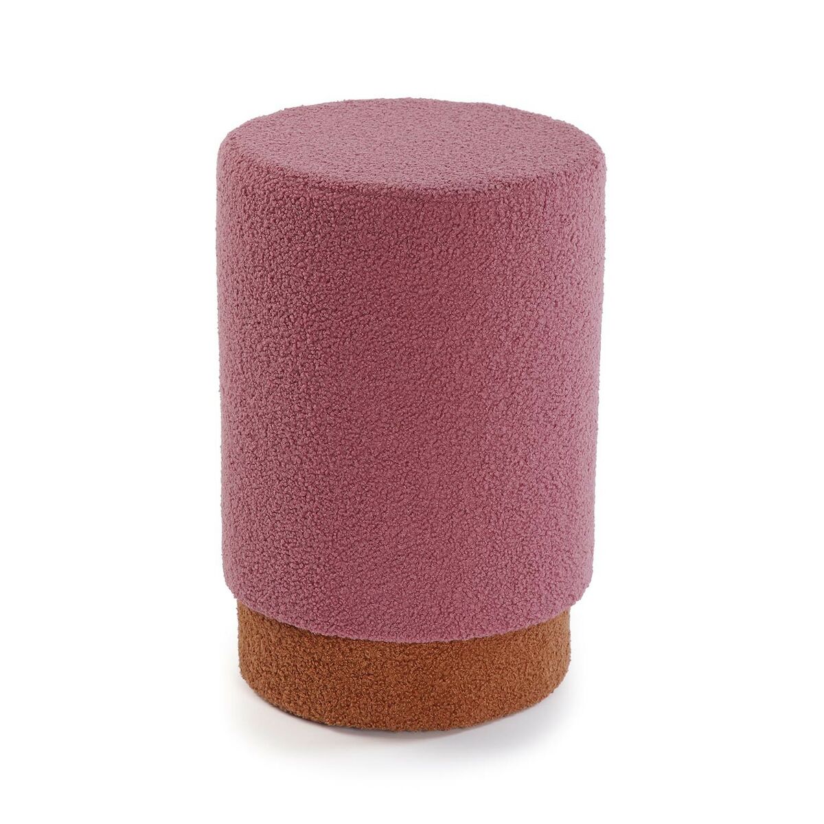 8420327540454 - Hocker Rosa Holz Textil 33 x 47 x 33 cm 8420327540454 - Hocker Rosa Holz Textil 33 x 47 x 33 cm