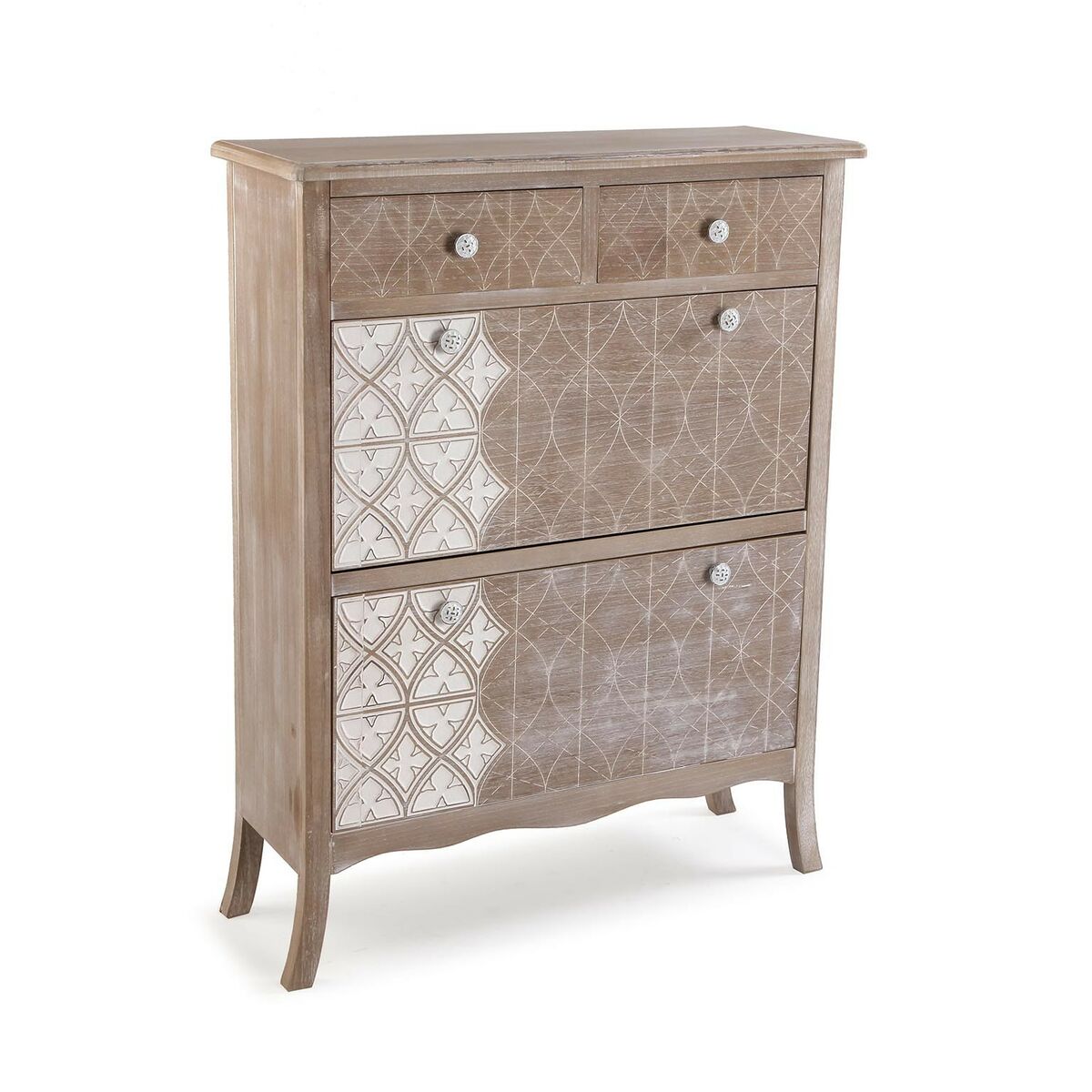 8420327540843 - Schuhschrank Lyra Paulonia-Holz Holz MDF 30 x 110 x 85 cm