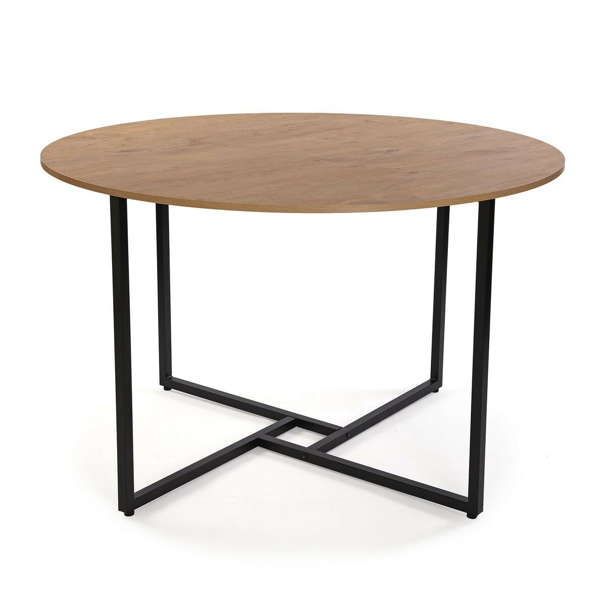8420327549808 - Esstisch Beatriz PVC Metall Holz MDF 120 x 76 x 120 cm 8420327549808 - Esstisch Beatriz PVC Metall Holz MDF 120 x 76 x 120 cm