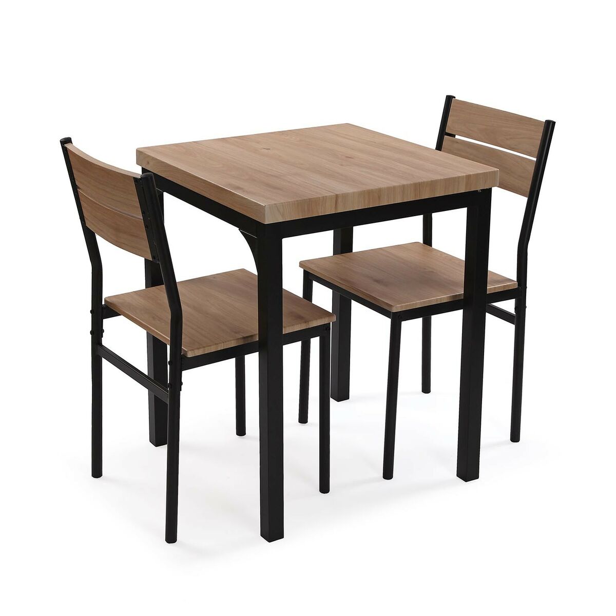 8420327556394 - Tischset mit 2 Stühlen gegen PVC Metall MDF Holz 60 x 76 x 60 cm 8420327556394 - Tischset mit 2 Stühlen gegen PVC Metall MDF Holz 60 x 76 x 60 cm