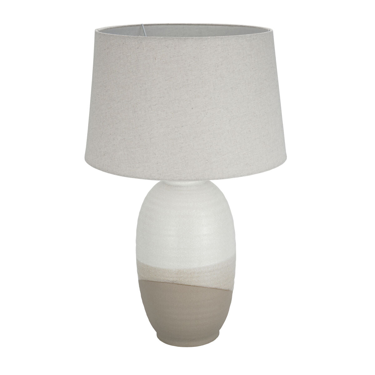 8420327569899 - Schreibtischlampe Leinen Keramik 40 W 35 x 55 cm