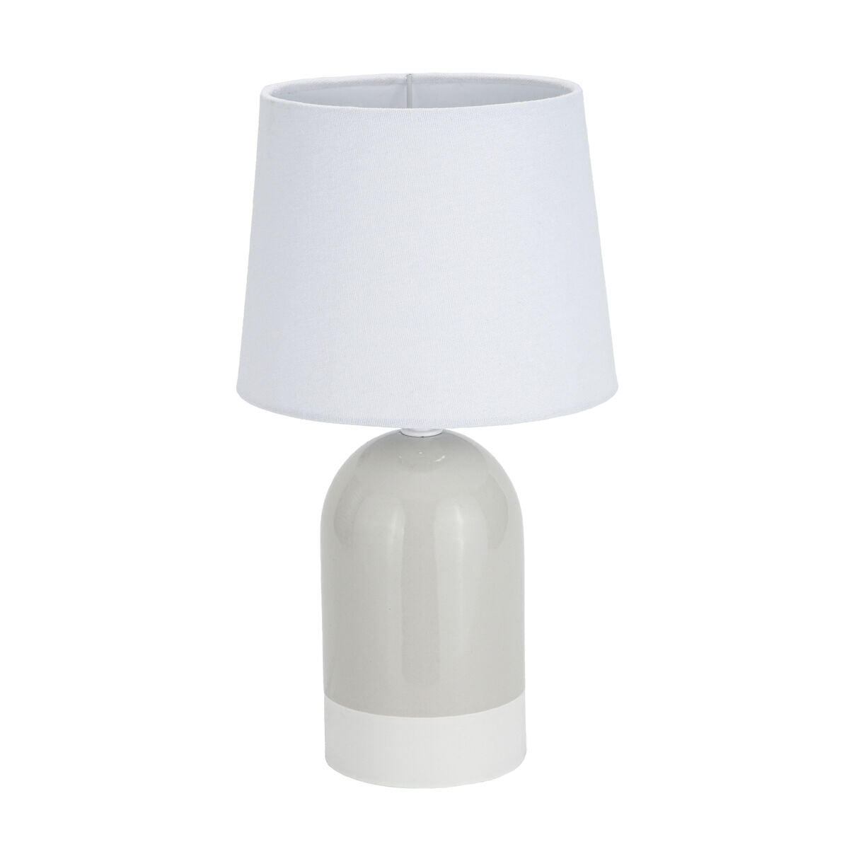 8420327569950 - Tischlampe Duo Beige Leinen aus Keramik 40 W 18 x 325 cm