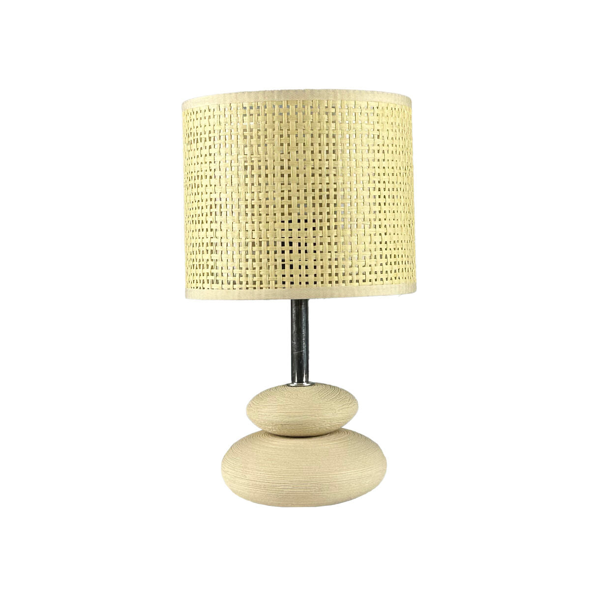 8420327575302 - Tischlampe Hito Weiß aus Keramik 16 x 28 x 16 cm 8420327575302 - Tischlampe Hito Weiß aus Keramik 16 x 28 x 16 cm