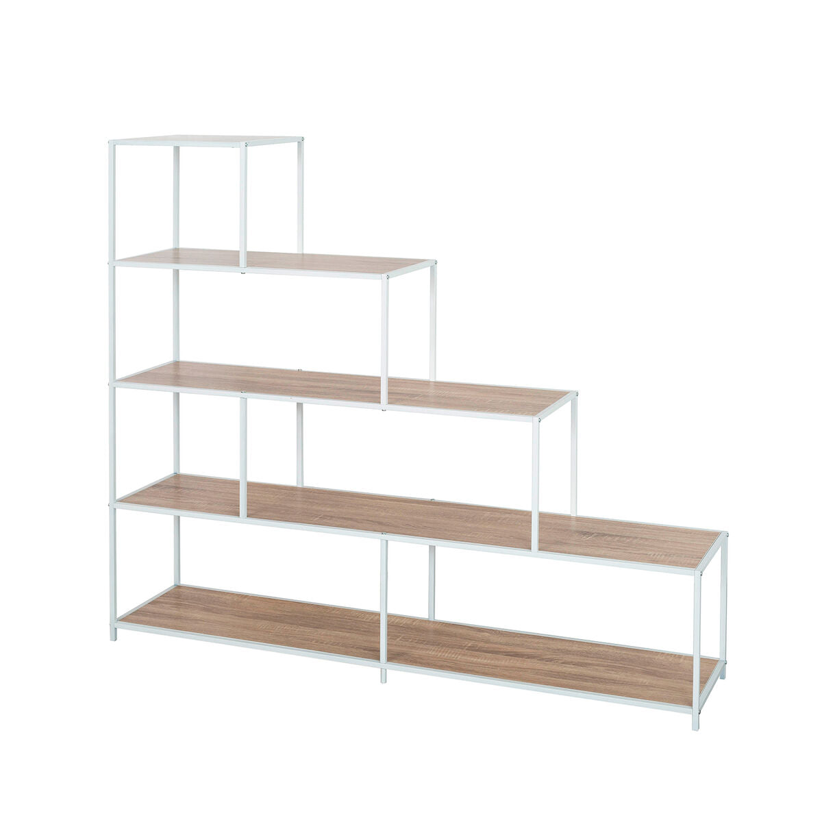 8420327600066 - Shelves White PVC Metal MDF Wood 33 x 135 x 150 cm