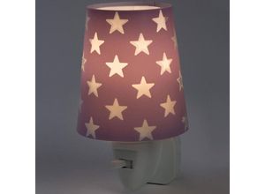 8420406000671 - Led Kinderzimmer Nachtleuchte Stars in Lila E14 - purple - Dalber