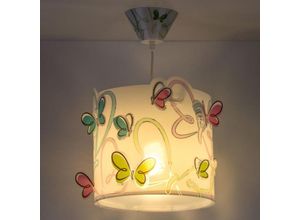 8420406621425 - Kinderzimmer Pendelleuchte Butterfly E27 - white - Dalber