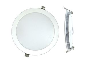 8420738276515 - Silver Electronics - DownLight led Einbauleuchte kreisförmig 12W Weißes Licht 6000K Finish blanco