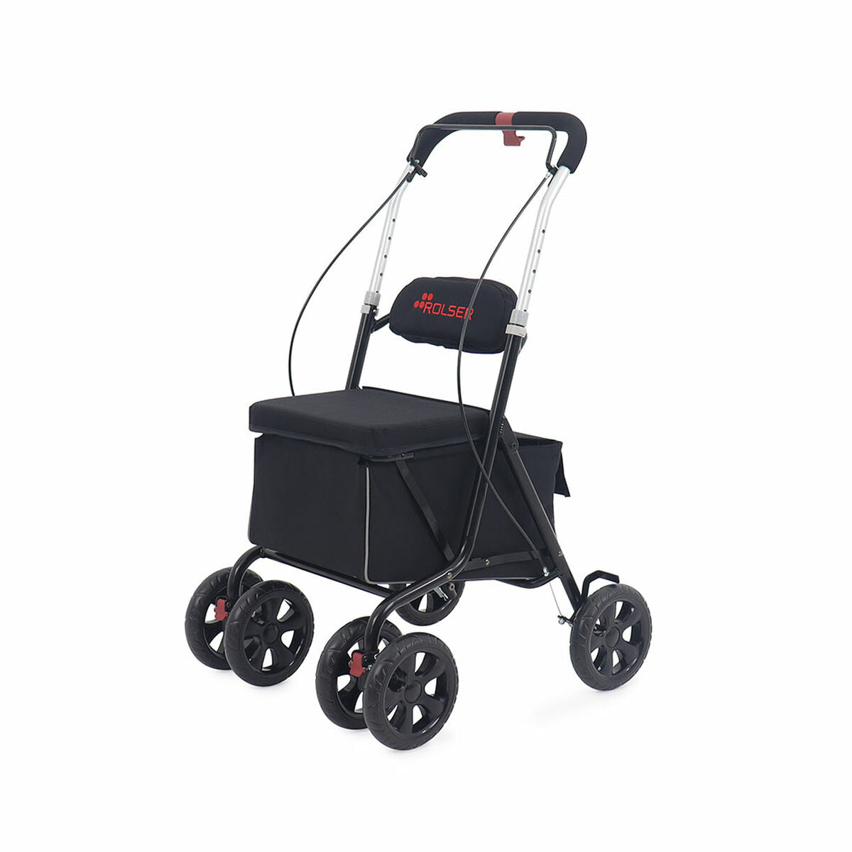 8420812018093 - Einkaufswagen Kadira ln Schwarz 1015 x 505 x 602 cm 45 L