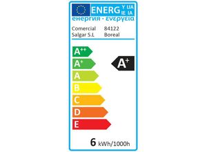 8421194826092 - Salgar - pandora Leuchte 308 WEIß LED-Leuchte - Weiß