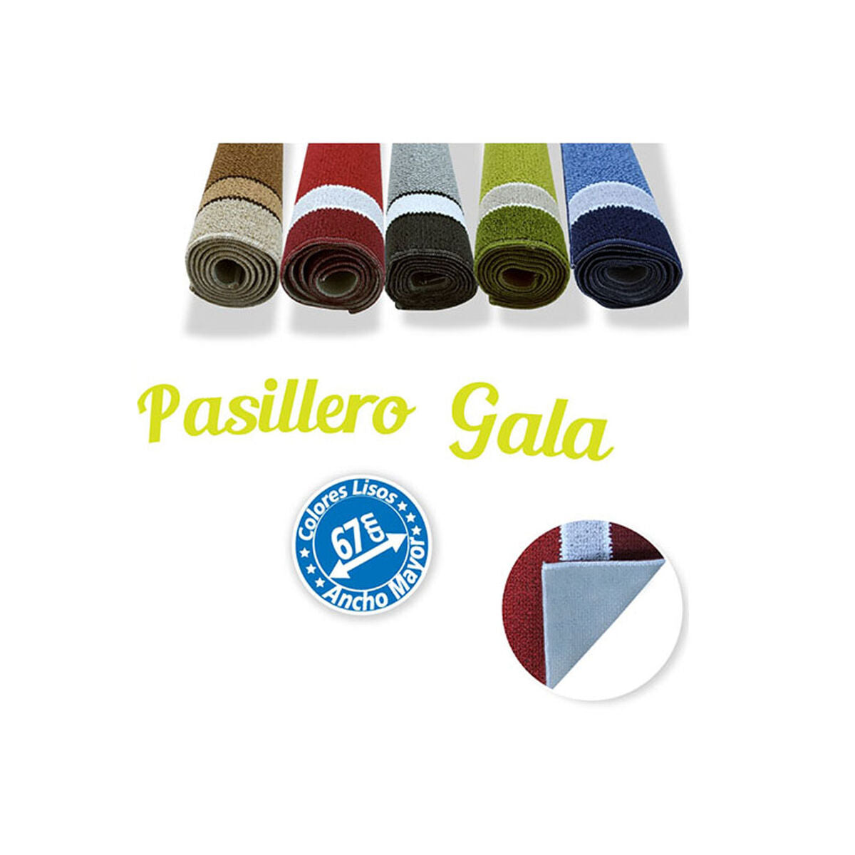 8421531337816 - Fußmatte Gala Assortierte Farben Rolle 200 x 67 cm pasillo