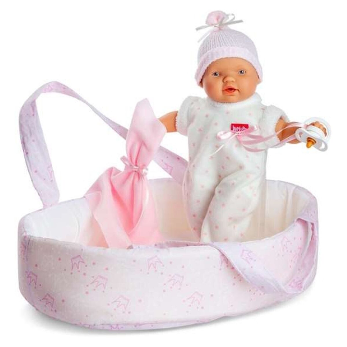 8421560003515 - Baby Doll 351 Basket Pink 28 cm (28 cm)