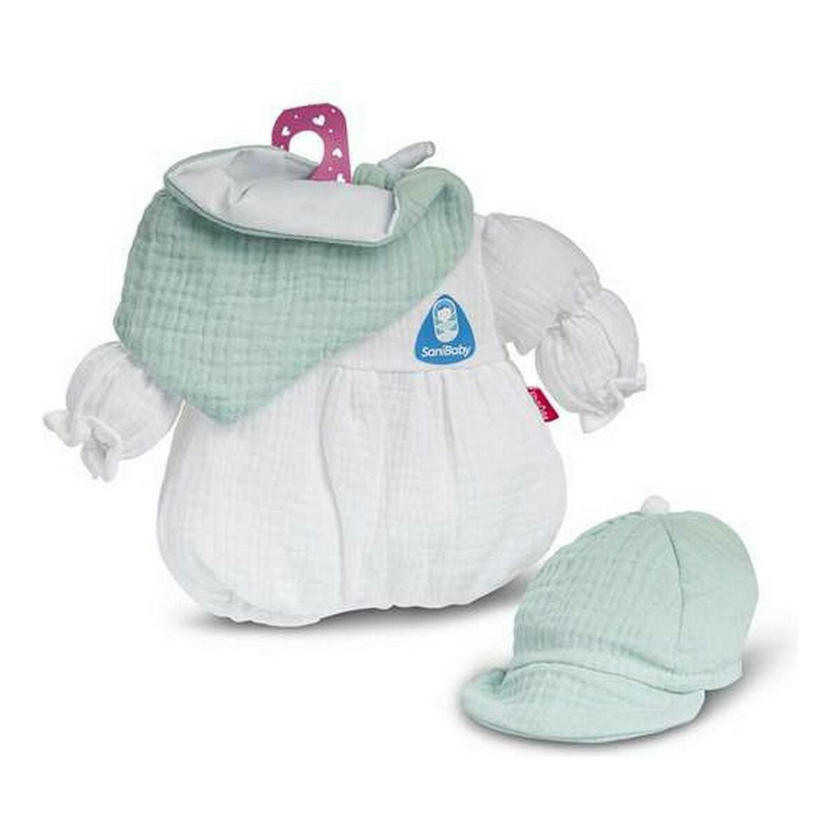 8421560030825 - Kleidung für Puppen Sanibaby Antibakteriell grün (40 cm)