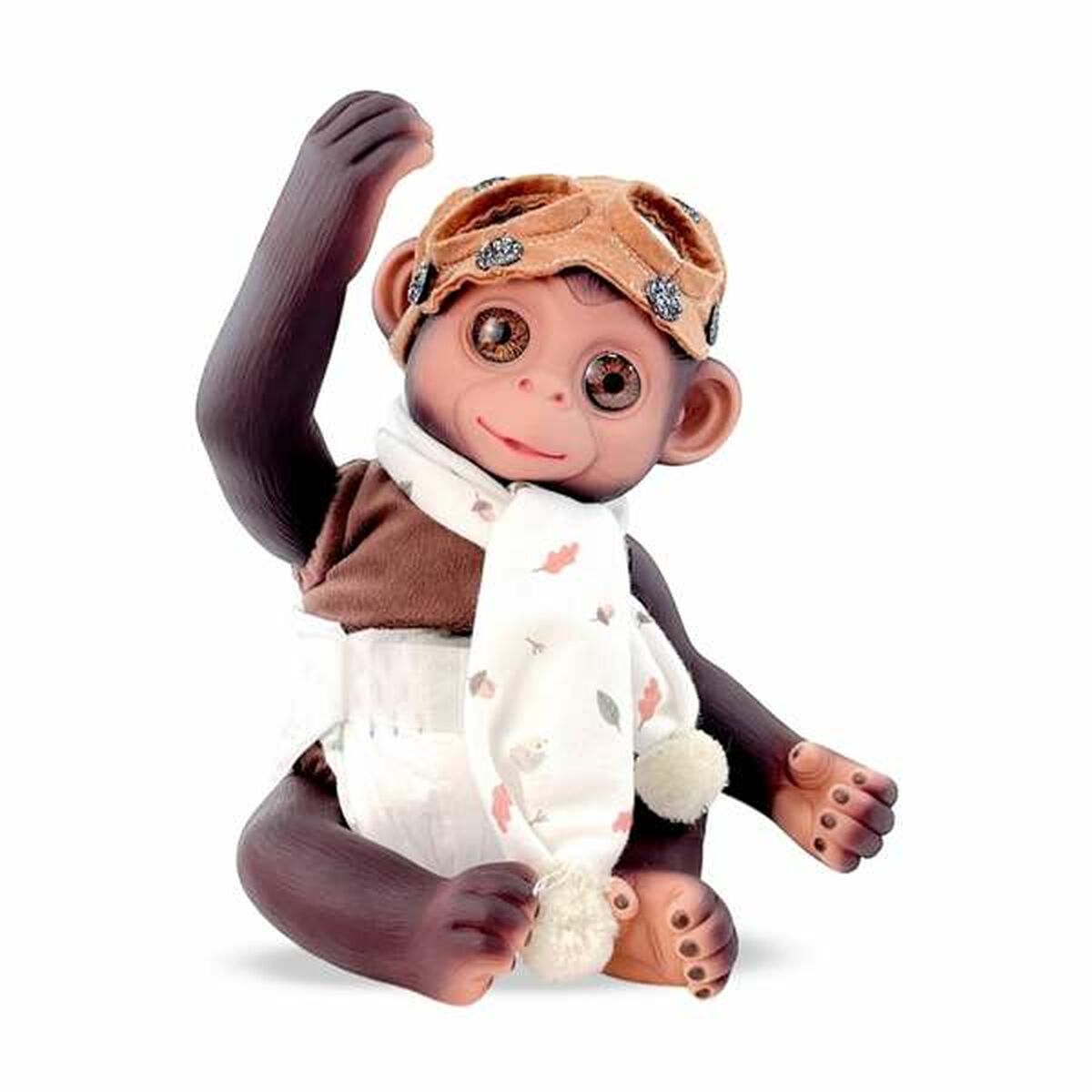 8421560601711 - Babypuppe Anireal 35 cm Pilot Affe