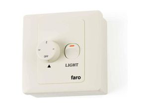 8421776056657 - Faro Barcelona - Faro Wandschalter für Ventilatoren - white