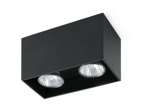 8421776085657 - Faro 63273 Aufbauleuchte tecto 2L GU10 8W Aluminium mattschwarz L165cm H95cm dimmbar
