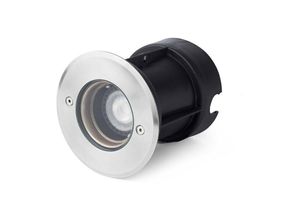 8421776088948 - Faro 71489N Einbauleuchte tecno GU10 8W IP67 Aluminium Edelstahl satiniert L12cm H125cm Ø12cm dimmbar