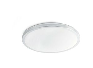 8421776095854 - Faro Barcelona - Faro Foro - led Badezimmer Flush Deckenleuchte Weiß Grau IP44