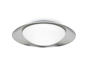 8421776115279 - Faro Side - led Indoor Medium Flush Wandleuchte Weiß Nickel