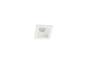 8421776121041 - Faro 2100901 Einbauleuchte moist GU10 8W IP44 Stahl mattweiß L9cm H105cm dimmbar