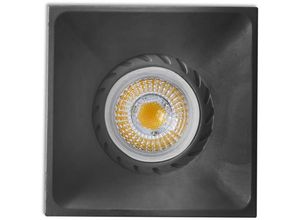 8421776182653 - Faro 43410 Einbauleuchte neon sq GU10 8W Aluminium mattschwarz L75cm H45cm dimmbar