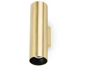 8421776225985 - Faro 43760 Wandleuchte stan 2L GU10 5W Aluminium Gold satiniert H225cm Ø6cm dimmbar