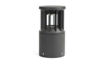 8421776228665 - Faro Barcelona - Faro screen - Integrierte LED-Sockelleuchte Außenbodenleuchte Grau 3000K IP65