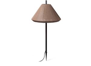 8421776236509 - Faro Barcelona - 71575P-06 Wegeleuchte saigon out E27 15W IP44 Aluminium dunkelgrau Textilene Braun L67cm H137cm dimmbar