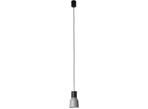 8421776239494 - Faro 68591-1L Hängeleuchte kombo 120 E27 15W Stahl mattschwarz Grau H21cm Ø12cm dimmbar