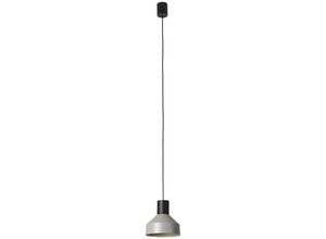 8421776239517 - Faro 68593-1L Hängeleuchte kombo 200 E27 15W Stahl mattschwarz Grau Ø20cm dimmbar